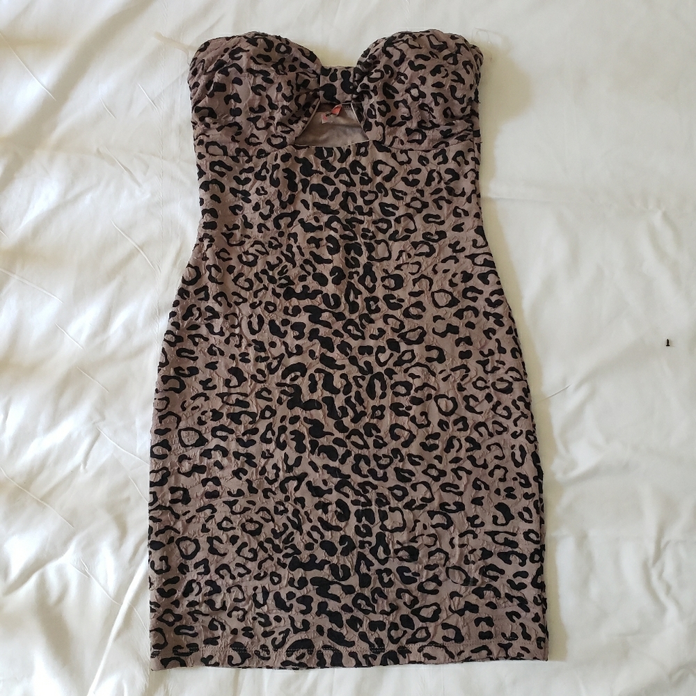 Animal Print mini Dress